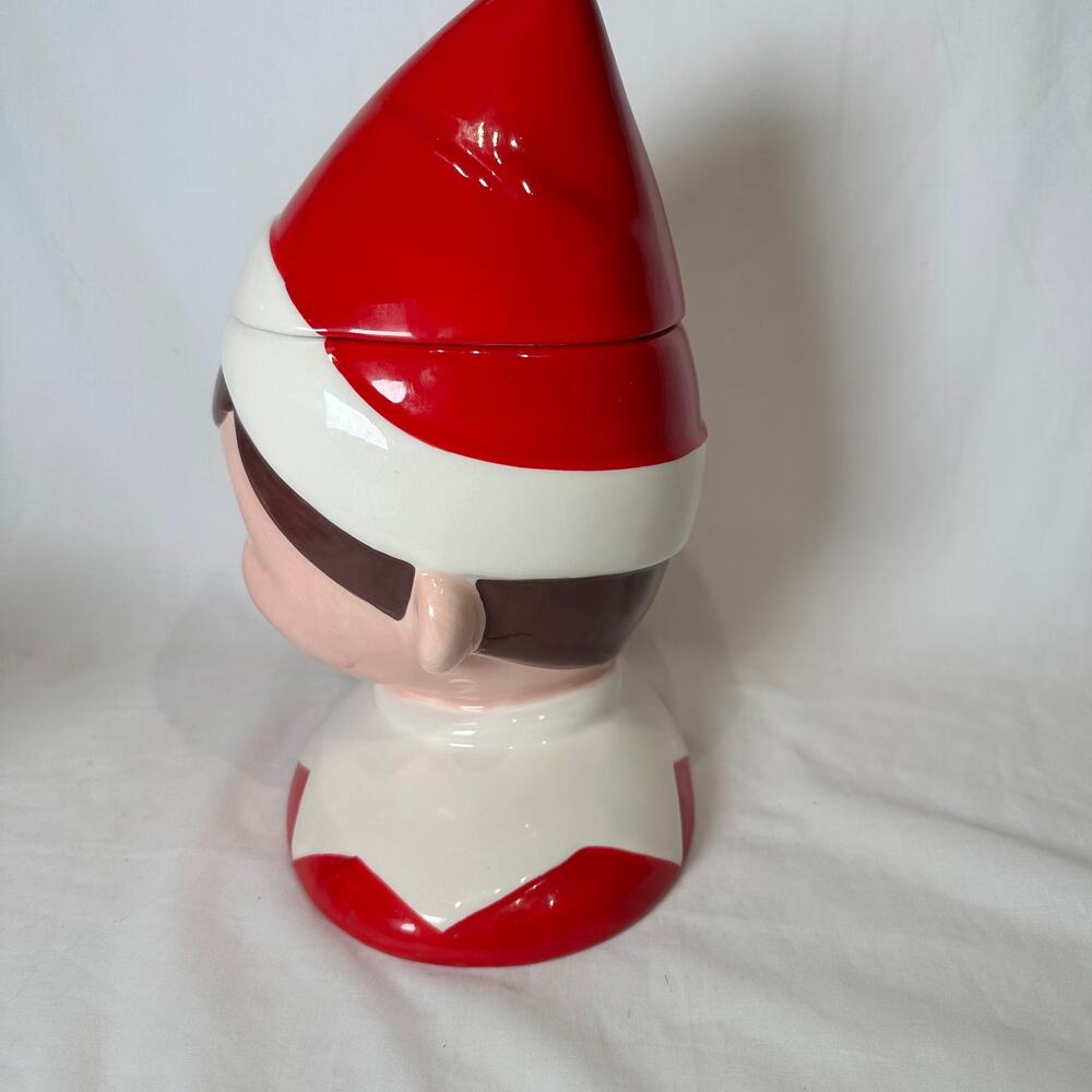 Elf on the shelf At Home Cookie Jar Pixie Blue Eyes Christmas Holiday Limited - Picture 11 of 11